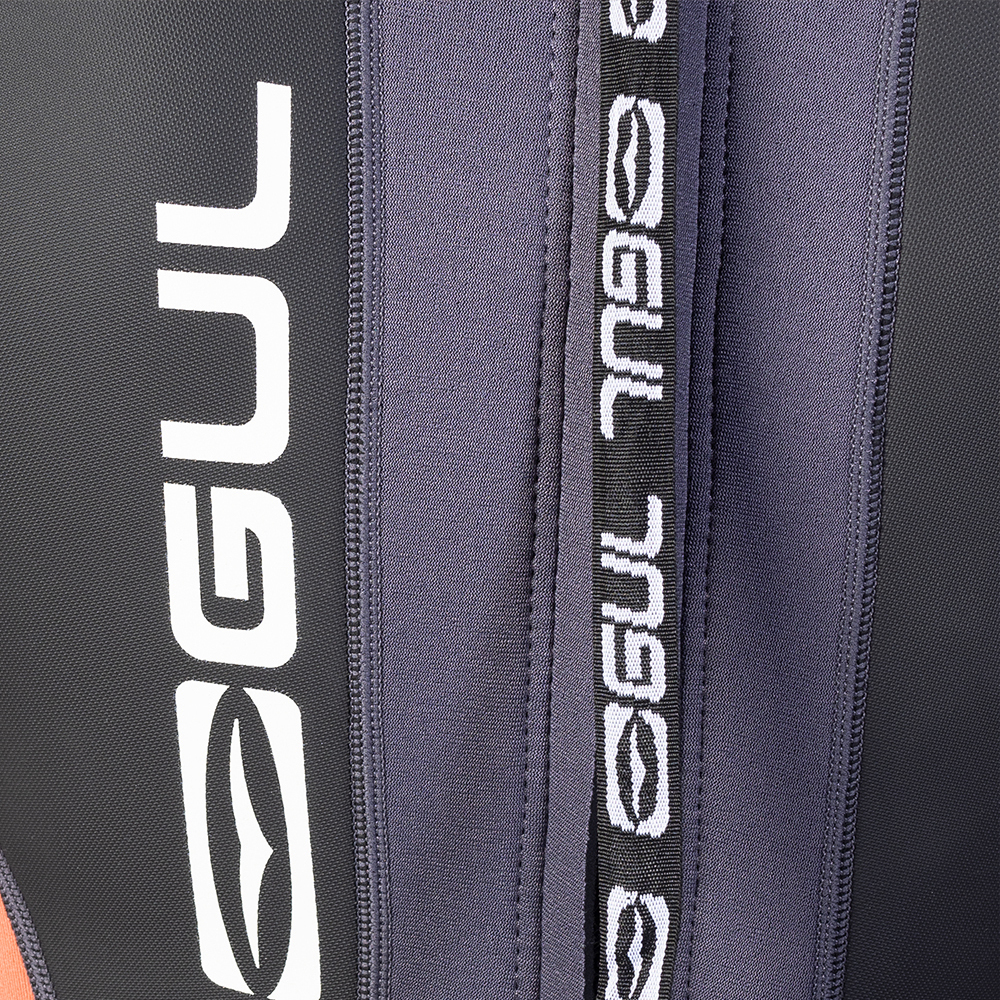 2025 Gul Womens Response 3/2mm Back Zip Shorty Wetsuit RE3318-C1 - Grey / Coral